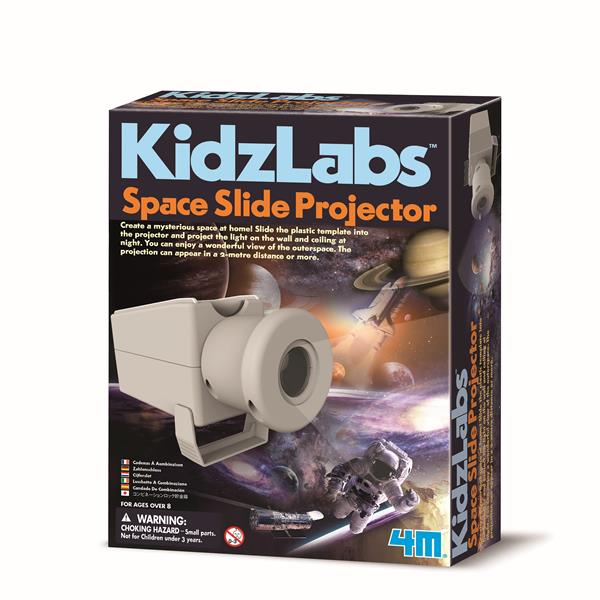 8503383 4M 00-03383 Aktivitetspakke, Space Slide Projector Kidz Labs, 4M